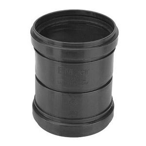 Koppelstuk luchttoevoer 80mm zwart
