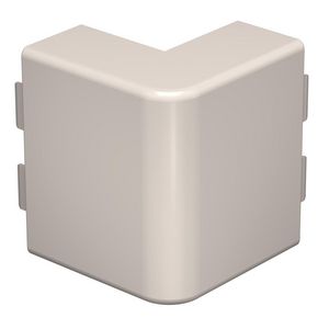 Buitenhoek 40x110mm polyvinylchlorid creme wit 9001 VVE=2