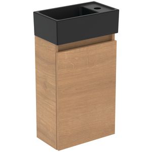 Fonteinmeubel pack licht eiken kraangat RE silk black tiempo