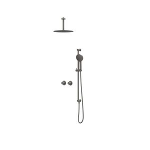 Afbouwdeel regendouche IVY combiset Bond 3 inbouwthermostaat symmetry gebor. metal black CSB3EXGMCBB excl. inbouwbox
