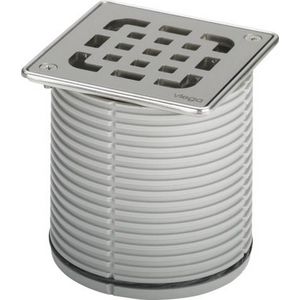 Opzetstuk 100x100 kunststof/grijs 49343-555214