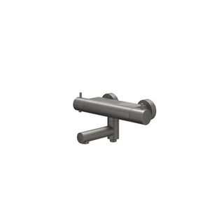 Badthermostaatkraan BOND hoh 150mm cooltouch geborsteld metal black PVD incl. s-koppelingen