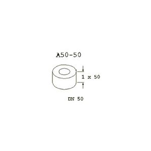 Passtuk A50-50 DN50 PN6 50mm +bouten, pakkingen