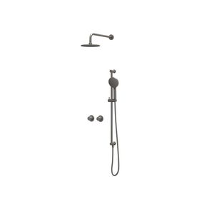 Afbouwdeel regendouche IVY combiset Bond 3 inbouwthermostaat symmetry gebor. metal black CSB3EXGMDAB excl. inbouwbox