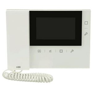 Binnenpost deurcomm. Opbouw 4,3"  incl. handset wit