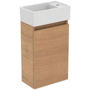 Fonteinmeubel pack licht eiken fontein kraangat RE wit tiempo