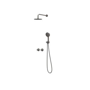 Afbouwdeel regendouche IVY combiset Bond 3 inbouwthermostaat symmetry gebor. metal black CSB3EXGMDAC excl. inbouwbox