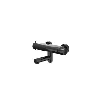 Badthermostaatkraan BOND hoh 150mm cooltouch zwart chroom incl. s-koppelingen
