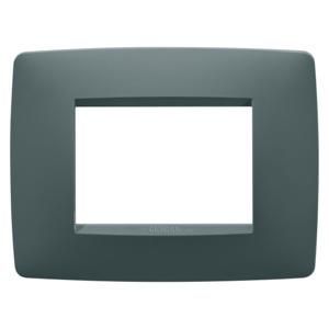ONE PLAAT-VAN GELAKT TECHNOPOLYMEER-3 MODULE-GROENBLAU