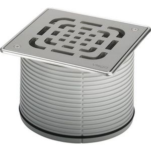 Opzetstuk 150x150 kunststof/grijs 49227-555535