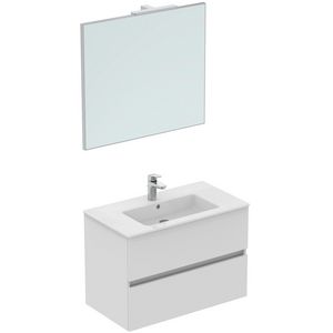 Wastafelmeubel pack 800mm glanzend wit tiempo R0581WG