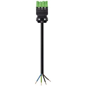 Aansluitsnoer GST18I4 female 1,5mm² 100cm B2CA groen VVE=50