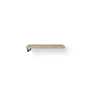 Wastafelblad Base Wood eiken 100cm zwart 1x handdoekbeugel LI.