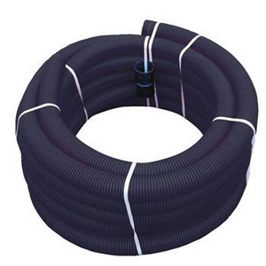 Rol a 50mtr. flexibele mantelbuis Ø23mm inw. zwart HDPE