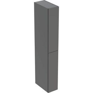 Hoge apothekerskast met twee uittreklades B24 H180 Lava