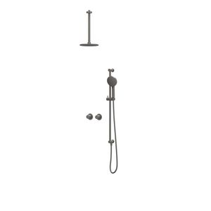 Afbouwdeel regendouche IVY combiset Bond 3 inbouwthermostaat symmetry gebor. metal black CSB3EXGMDCB excl. inbouwbox