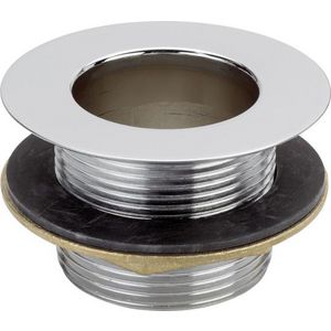 Plugdeel 1 1/2x70x40 messing/chroom 3932 667-129804 VVE=40