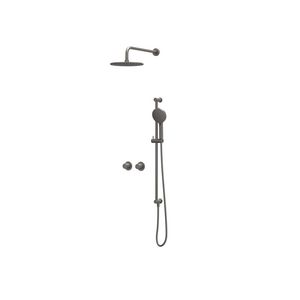 Afbouwdeel regendouche IVY combiset Bond 3 inbouwthermostaat symmetry gebor. metal black CSB3EXGMEAB excl. inbouwbox