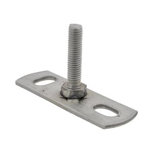 BIS Muurplaat RVS + lasbout M8x35mm VVE=50