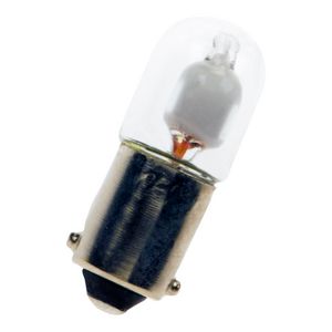 Neonlamp Ba9s T10X28 220V glas groen VVE=10
