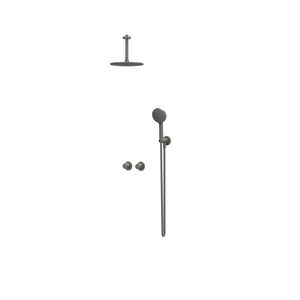 Afbouwdeel regendouche IVY combiset Bond 3 inbouwthermostaat symmetry gebor. metal black CSB3EXGMEBA excl. inbouwbox