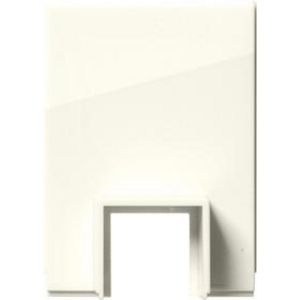 Adapter kabelinvoer kanaal 15x15mm System 55 creme wit