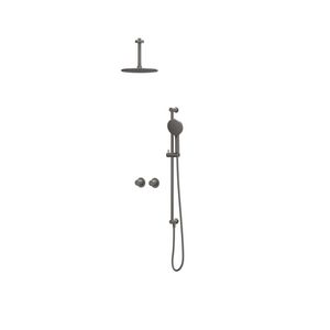 Afbouwdeel regendouche IVY combiset Bond 3 inbouwthermostaat symmetry gebor. metal black CSB3EXGMEBB excl. inbouwbox