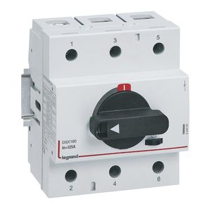 Scheidingsschakelaar DSX160 3P - 125A + draaihendel - breedt