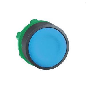 Kop drukknop Verzonken Terugvering 22mm Blauw Harmony XB5