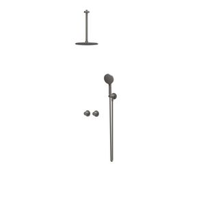 Afbouwdeel regendouche IVY combiset Bond 3 inbouwthermostaat symmetry gebor. metal black CSB3EXGMECA excl. inbouwbox