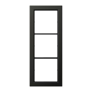 Afdekraam antraciet 3-voudig LS-Flat Design