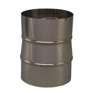 EW RVS verloopstuk 129mm uitw. - 125mm
