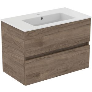 Wastafelmeubel pack 800mm flint hickory tiempo