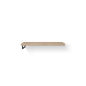 Wastafelblad Base Wood eiken 120cm zwart 1x handdoekbeugel LI.