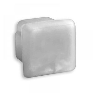 Eindkap E65 silicone voor profiel PO18 met kabelgoot