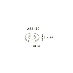 Passtuk A65-10 DN65 PN10 10mm +bouten, pakkingen