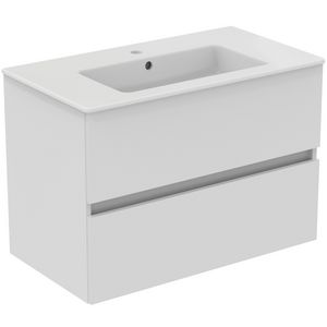 Wastafelmeubel pack 800mm glanzend wit tiempo R0574WG