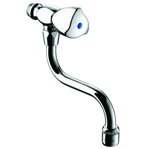 Keukenkraan muurmodel M1/2" met uitloop draaibaar L.200