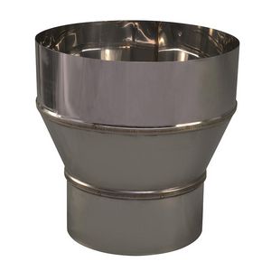 EW RVS verloopstuk 129mm uitw. - 180mm