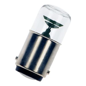 Neonlamp Ba15d T16X35 110V glas helder VVE=10