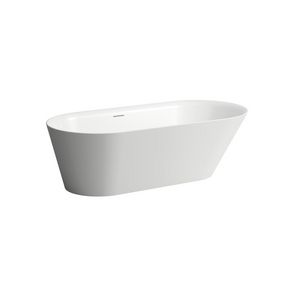 Kartell vrijstaand bad 1715x811mm wit m.waste+overloop