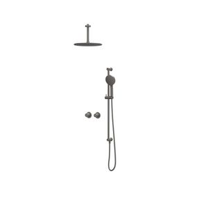 Afbouwdeel regendouche IVY combiset Bond 3 inbouwthermostaat symmetry gebor. metal black CSB3EXGMFBB excl. inbouwbox