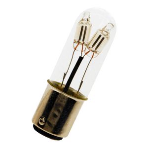 Neonlamp Ba15d T16X54 220V glas helder VVE=10
