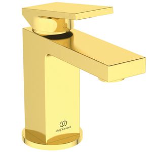 Wastafelmengkraan piccolo 5l/min m. waste brushed gold Extra