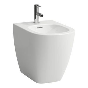 Vloerstaandeaand bidet met kraangat Lcc wit