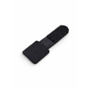Plakzadel klittenband, 28x90mm Zwart, 100st