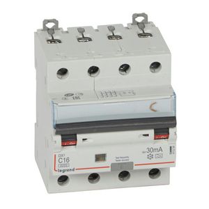 Aardlekautomaat DX3 4-polig C16A 6000A 30mA