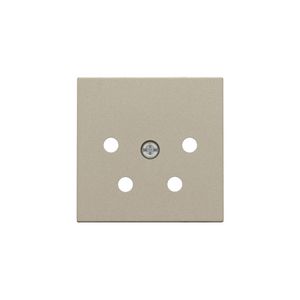 Afwerkingsset 4-polig inbouwcontactdoos PTT champagne