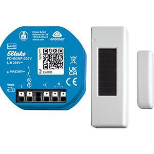 Draadloze EnOcean inbouw-schakelactor v. afzuiging m.
