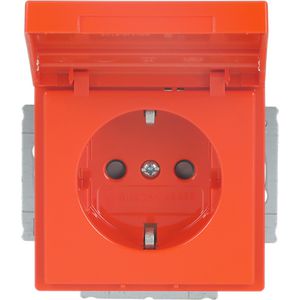 Tekstwandcontactdoos ra kv kd Centraalplaat inb future oranje (20 EUKNB-14-82)